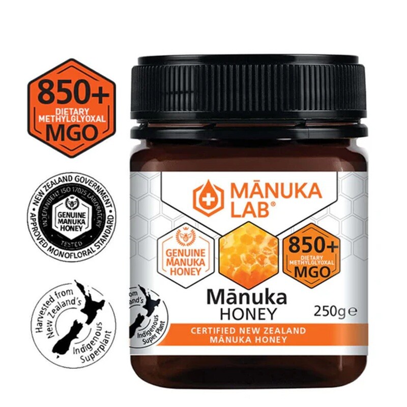 MIERE DE MANUKA LAB MGO 850+ 250G