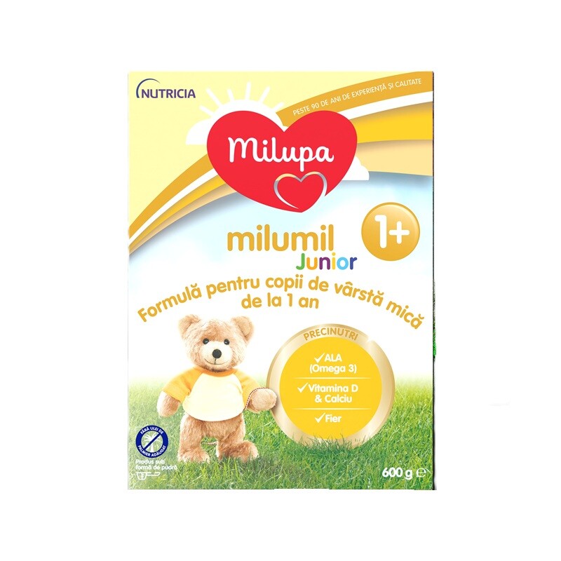 MILUPA MILUMIL JUNIOR 1+ LAPTE PRAF 600G