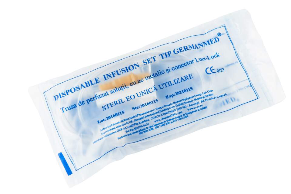 GERMANMED TRUSA DE PERFUZIE CU AC METALIC