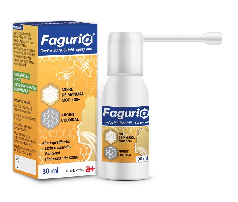 FAGURIA GARDLOX MANUSILVER SPRAY ORAL 30ML