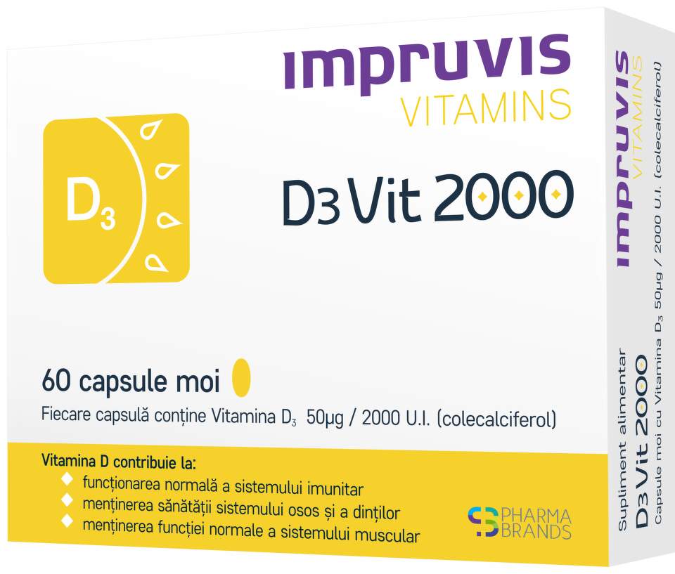 IMPRUVIS D3VIT 2000 60 CAPSULE MOI