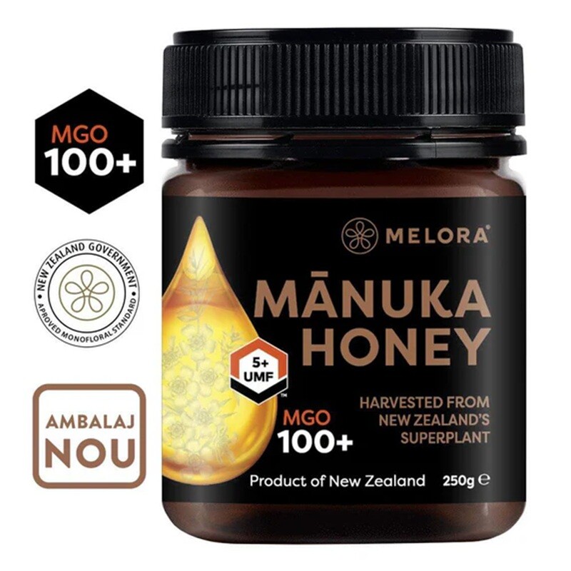 MIERE DE MANUKA MELORA MGO 100+ 250G