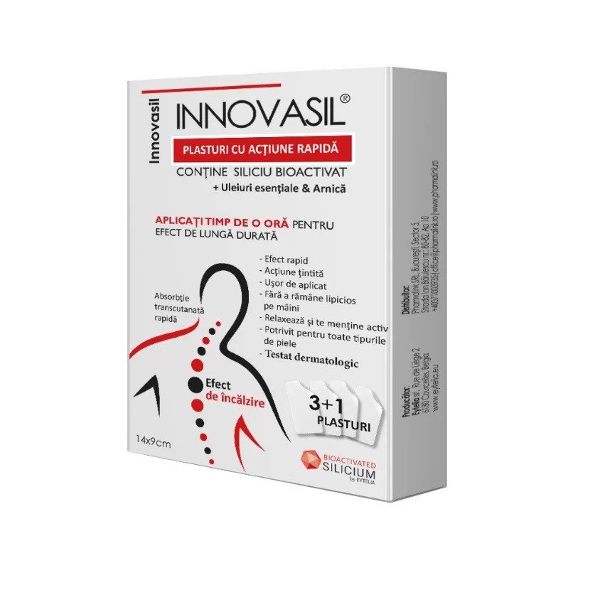 INNOVASIL PLASTURI CU ACTIUNE RAPIDA 3+1 EYTELIA