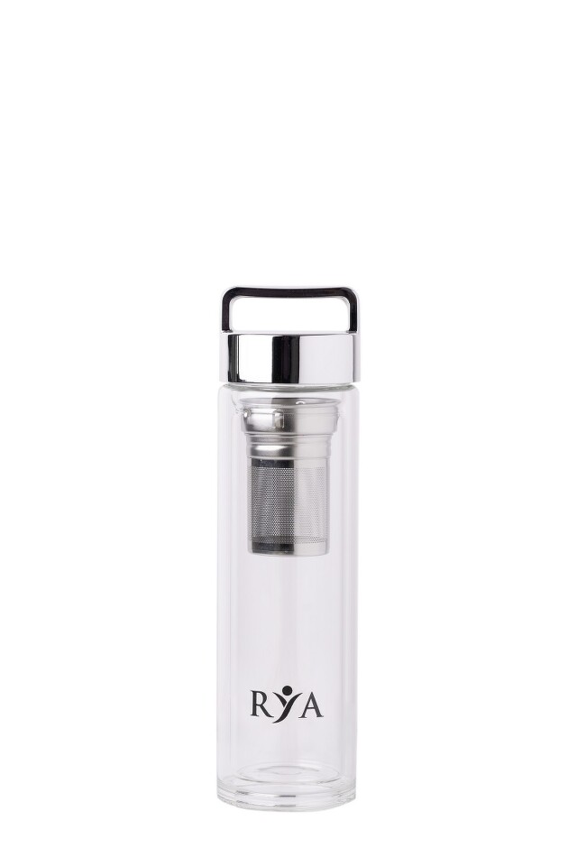 RYA STICLA BOROSILICATA CU INFUZOR SI PERETE DUBLU