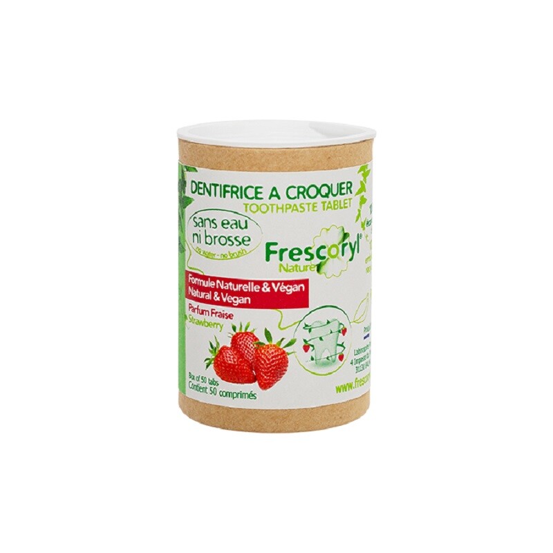 FRESCORYL PASTA DINTI CAPSUNI 50 TABLETE
