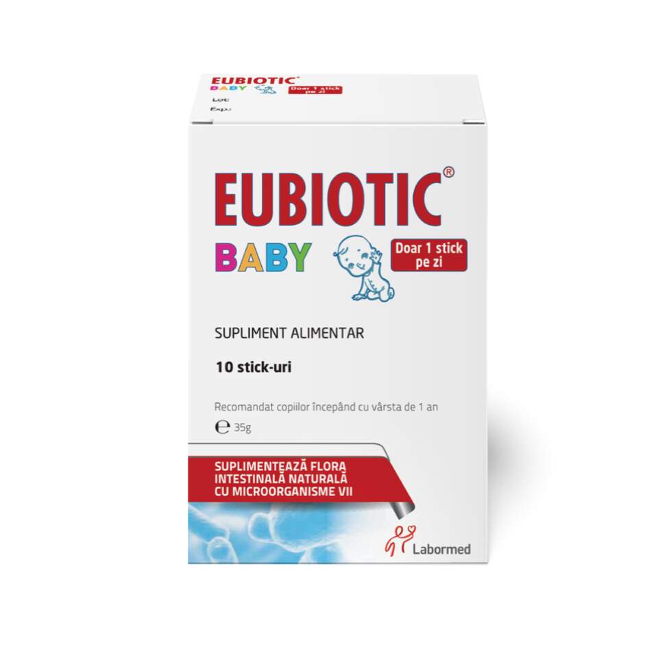 LABORMED EUBIOTIC BABY 10 STICK-URI