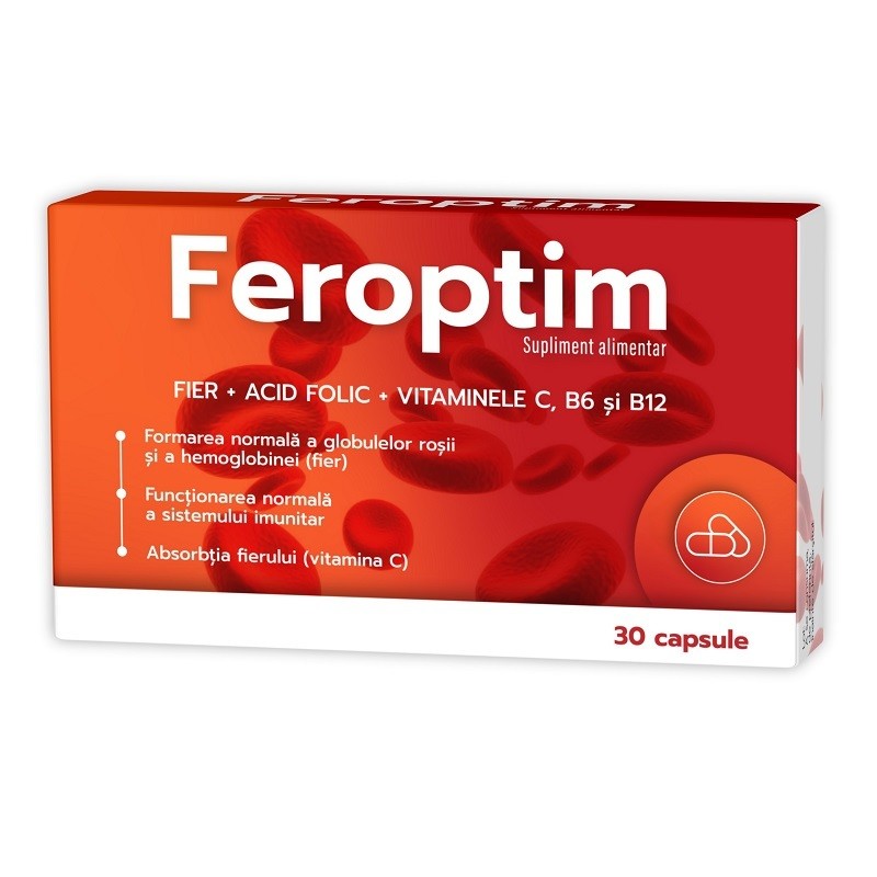 ZDROVIT FEROPTIM 30 DE CAPSULE