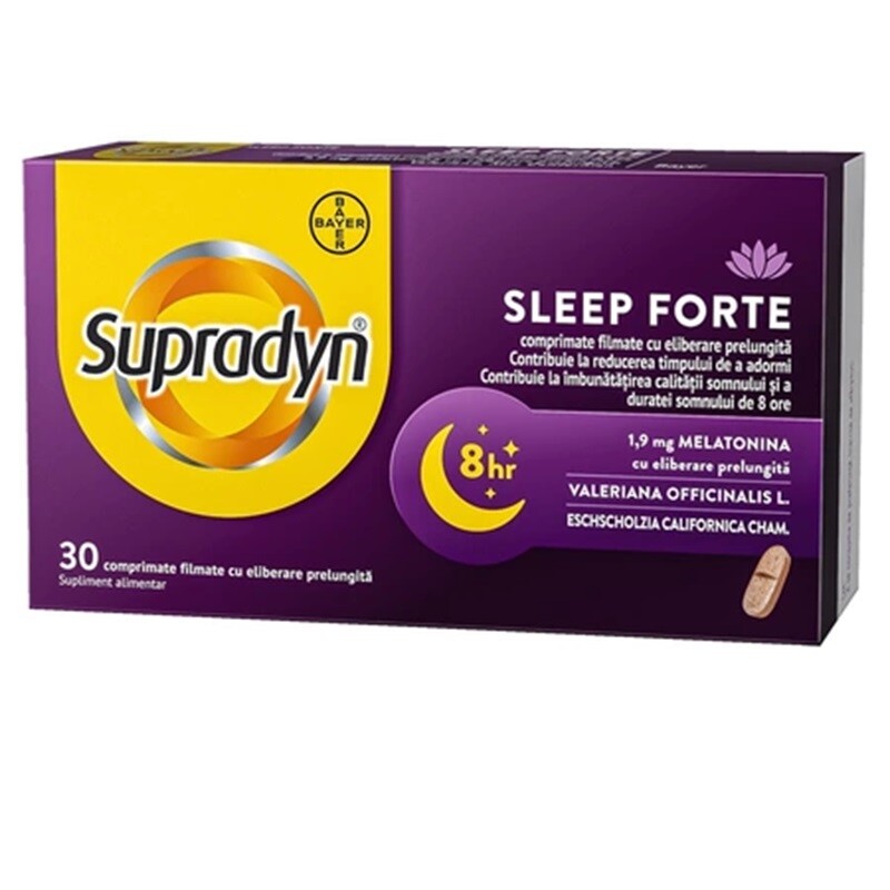 SUPRADYN SLEEP FORTE 30 CAPSULE FILMATE ELIBERARE PRELUNGITA