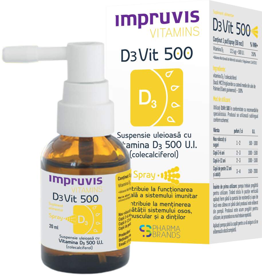 IMPRUVIS D3VIT 500 SPRAY X 20ML
