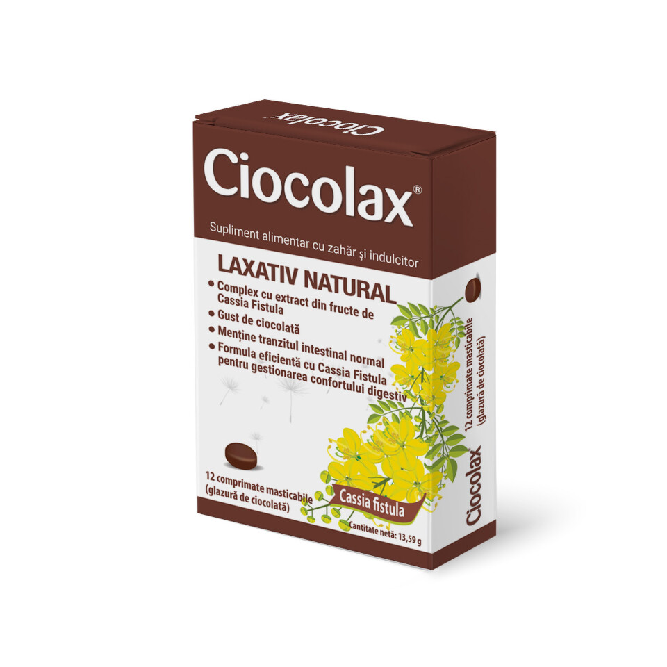 LABORMED CIOCOLAX 12 COMPRIMATE