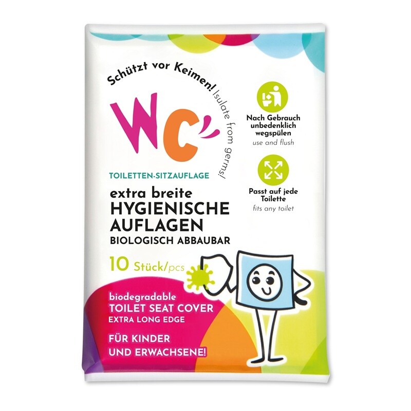 WUCETKI PROTECTIE IGIENICA DE HARTIE PENTRU COLAC WC 10 BUCATI