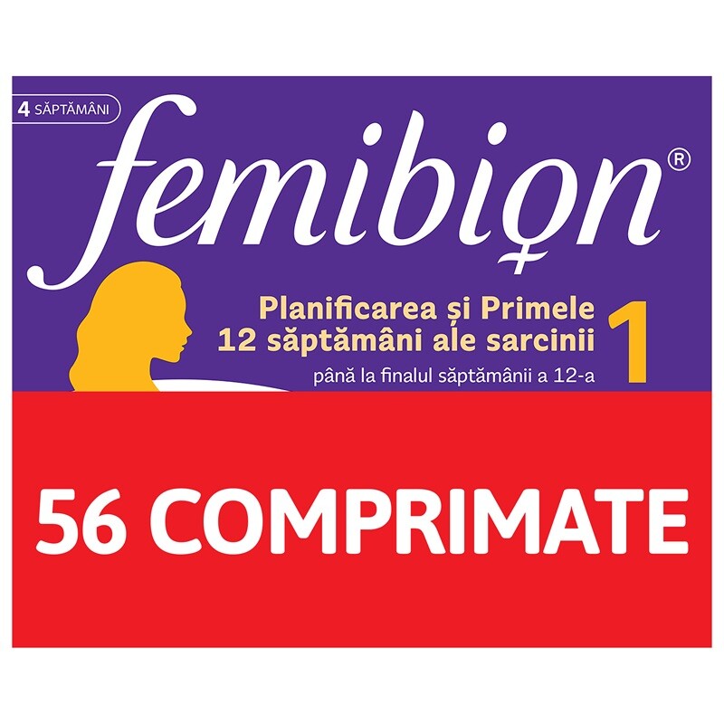 FEMIBION 1 SARCINA 2 X 28 COMPRIMATE