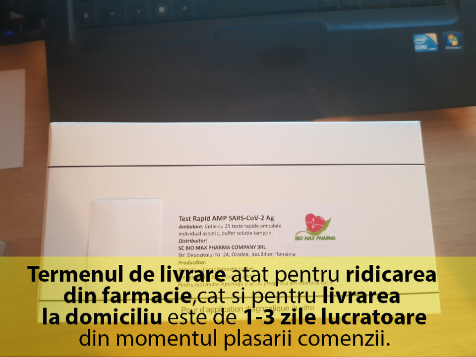 COVID-19 SAR-CoV-2 Ag TEST RAPID X 25BUC BIO MAX