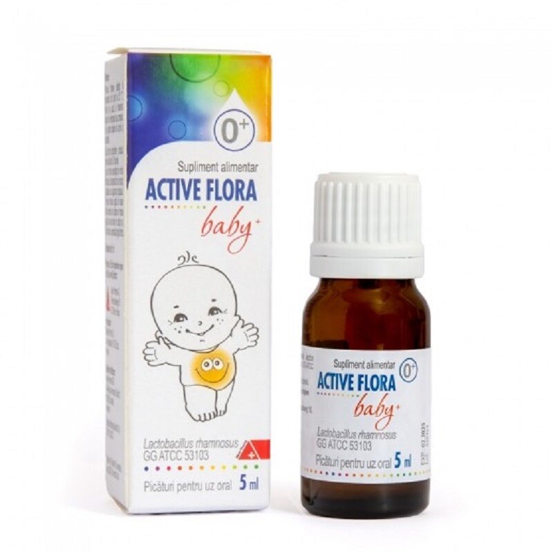 ACTIVE FLORA BABY+ PICATURI ORALE 5ML