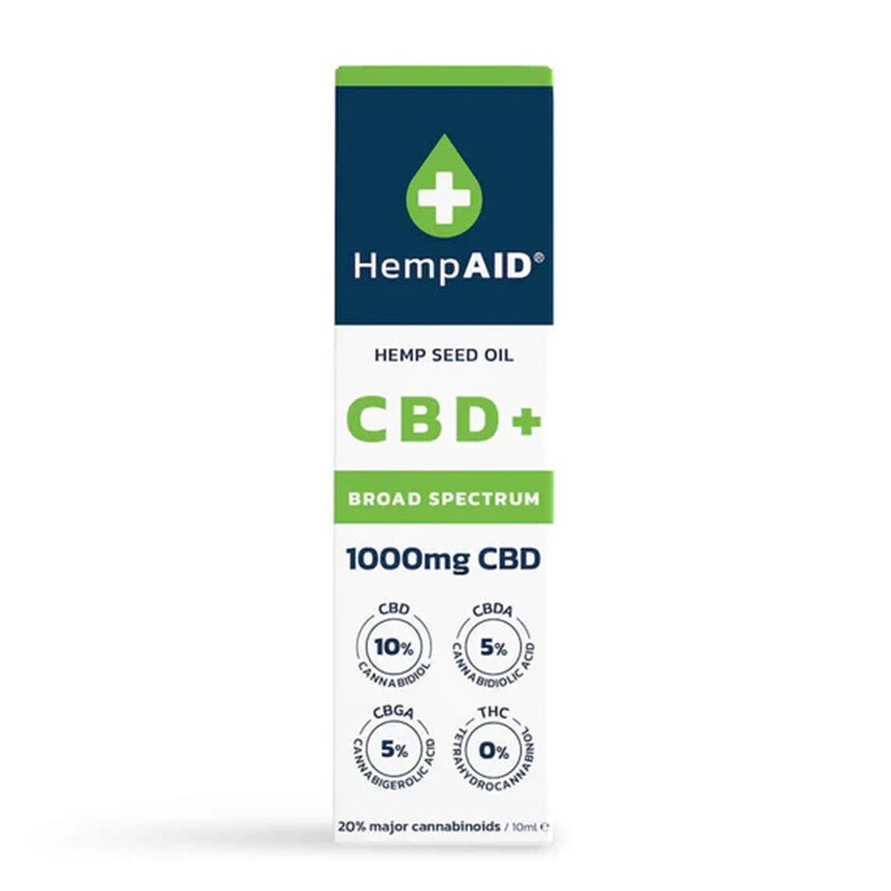HEMPAID ULEI DE CANEPA 1000MG CBD 10ML