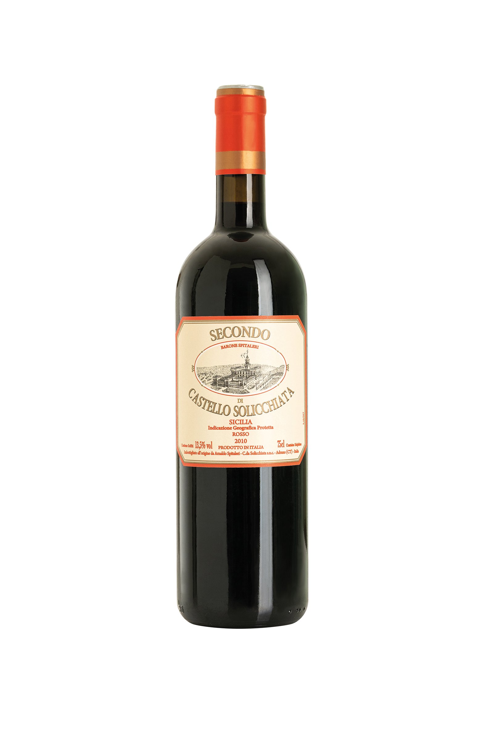 Vin Rosu Secondo Di Castello Solicchiata Rosso IGT Sicilia 2010 0.75L