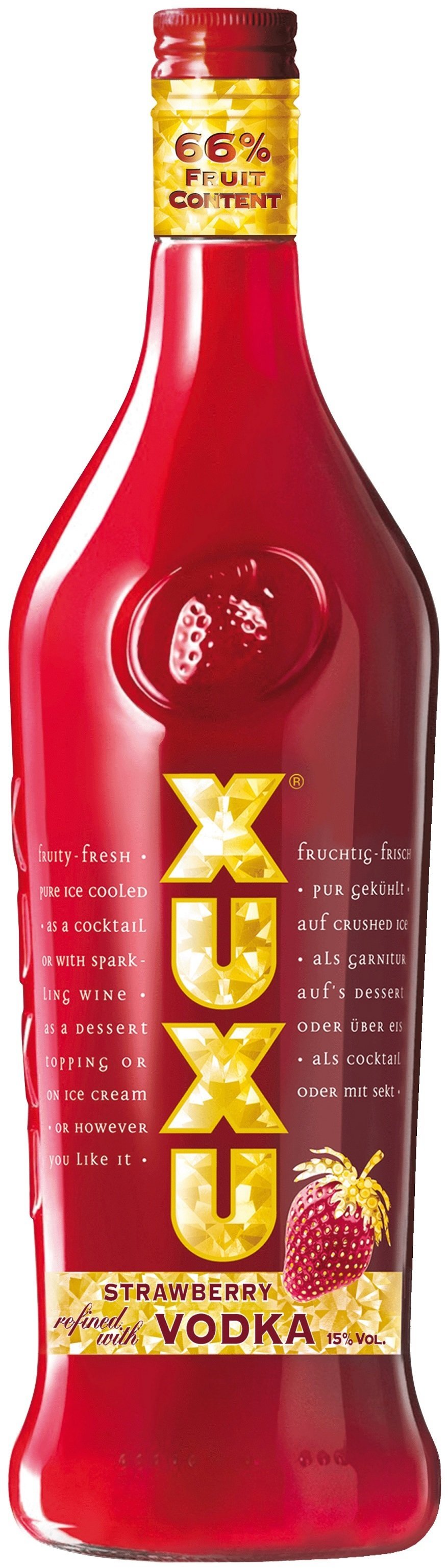 Lichior De Capsuni & Vodka Xuxu 15% alc. 0.7l