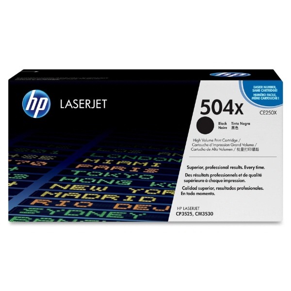 Cartus compatibil: HP Color LaserJet CP3525, CM3530 - Black High Capacity