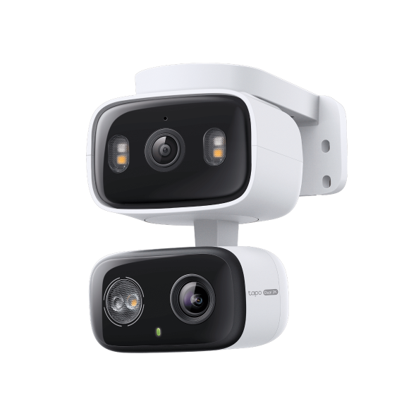 CAMERA IP TP-LINK, wireless, doua lentile, cube, pt. interior/exterior, dist. IR 12 m, tip lentila fixa 6 mm, 2304 1296 px, microfon, carcasa plastic, slot SD card, "Tapo C246D" (timbru verde 0.8 lei)