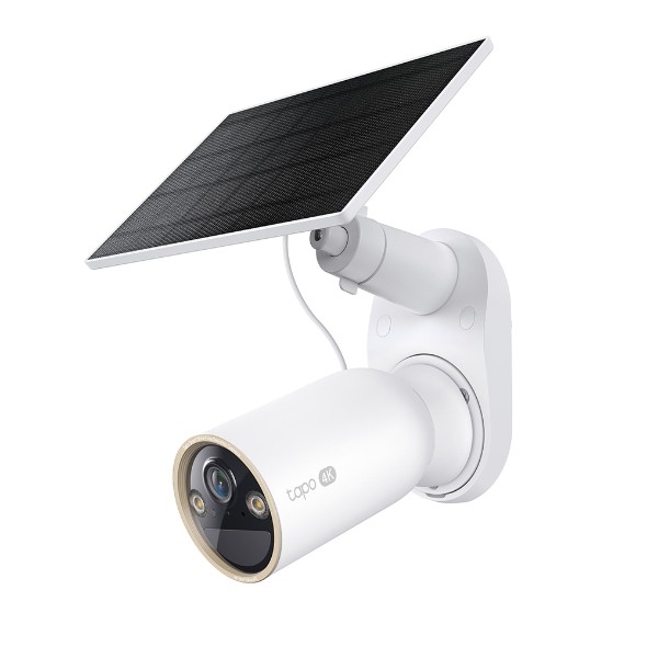 CAMERA IP TP-LINK + PANOU SOLAR, wireless, bullet, pt.exterior, dist. IR 9 m, tip lentila fixa 4 mm, 4K 8MP (3840 2160 px), acumulator inclus, microfon, carcasa plastic, slot SD card, "Tapo C460 KIT" (timbru verde 0.8 lei)