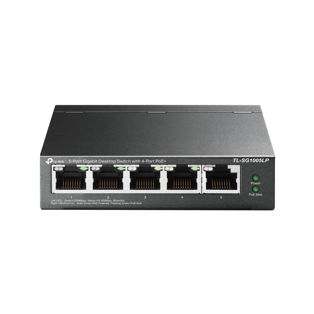 TL 5-PORT GB DESKTOP SWITCH + 4PORT POE