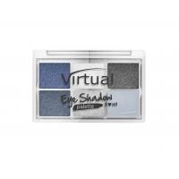 Paleta 6 farduri de pleoape i love it 024 blue cocktail 8.5gr VIRTUAL EYE SHADOW