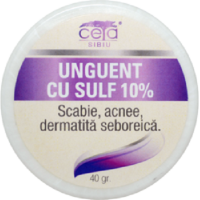 Unguent sulf 10% 40gr CETA