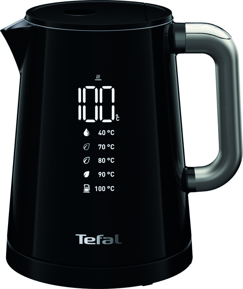 Fierbător Digital KO854830, 1L, 5 trepte de temperatură, funcția de păstrare la cald , oprire automată, perete dublu, filtru anticalcar, baza rotativă
