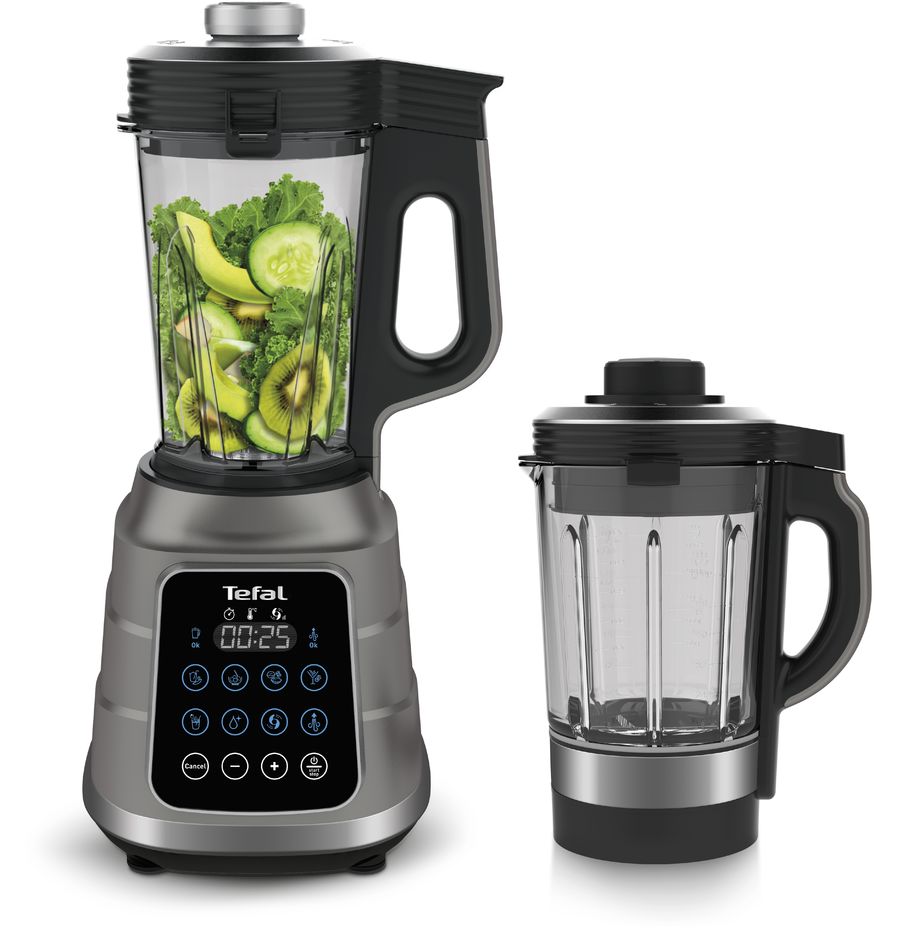 Blender de mare viteză UltraBlend Boost BL985A31, 1300 W, tehnologie Tripl'Ax® Pro, 6 lame inox, Nutrikeep™, 10 funcții de gătire, funcție de vac