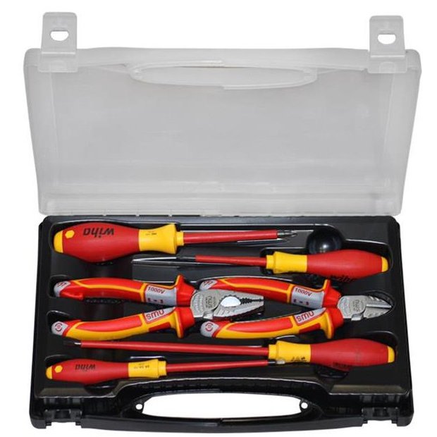 Trusa scule electricieni izolate 1000V NWS Solingen 03-282