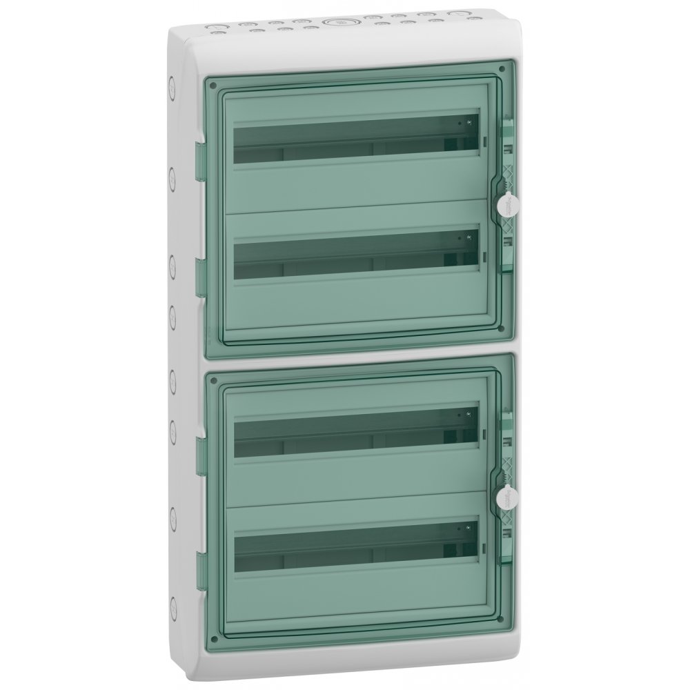 Tablou electric aparent Kaedra, Ip 65, 4 X 18 Module, Usa Transparenta, Schneider, 13987
