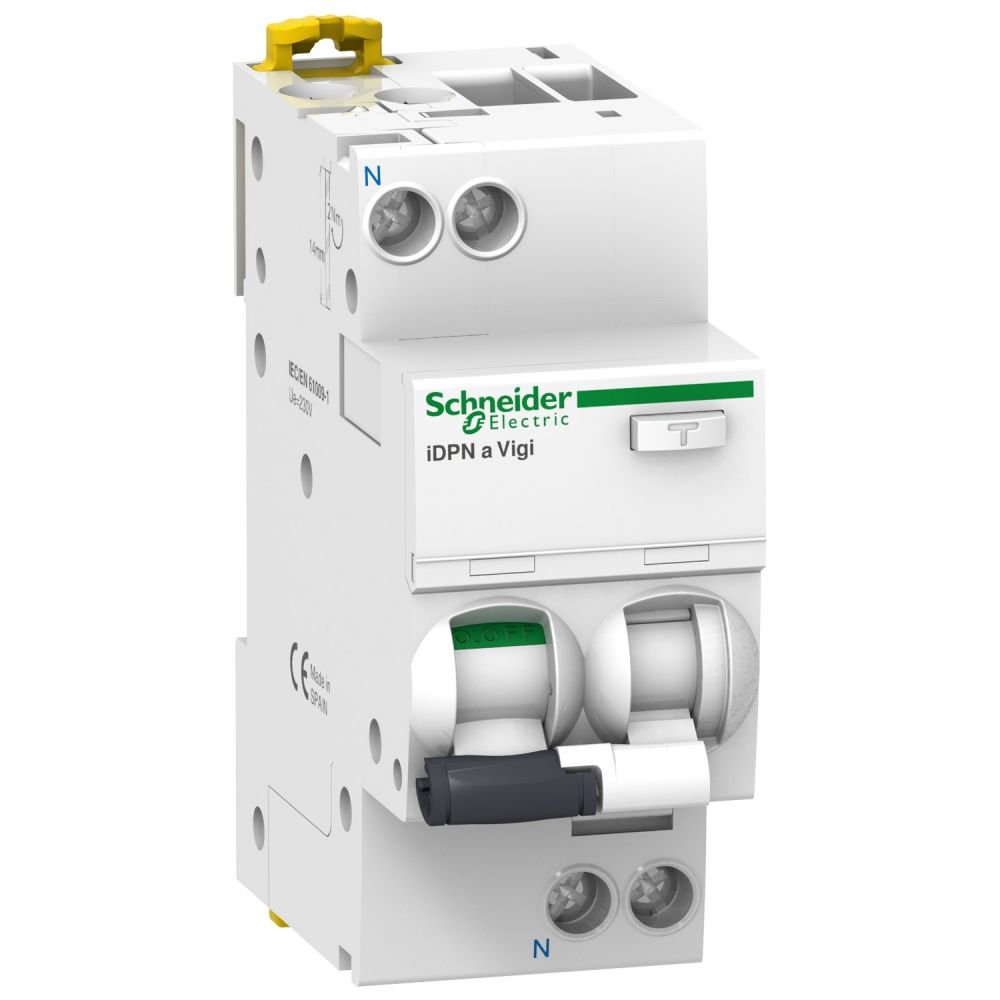 Intreruptor automat diferential (RCBO) IDPNA Vigi, 1P + N, 32A, 30Ma Clasa A Schneider A9D35632