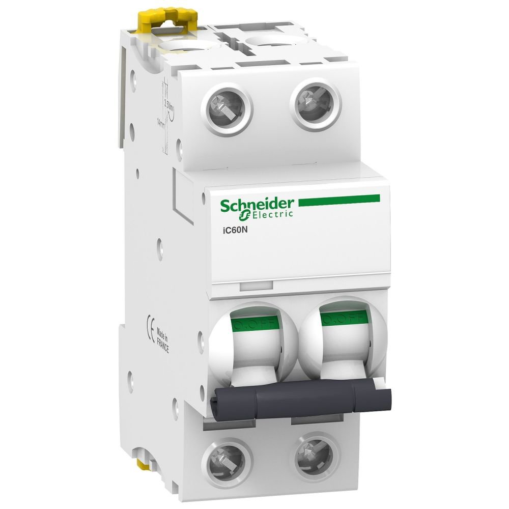 Siguranta automata Acti9 Ic60N 2P 63A 6kA curba B Schneider A9F73263