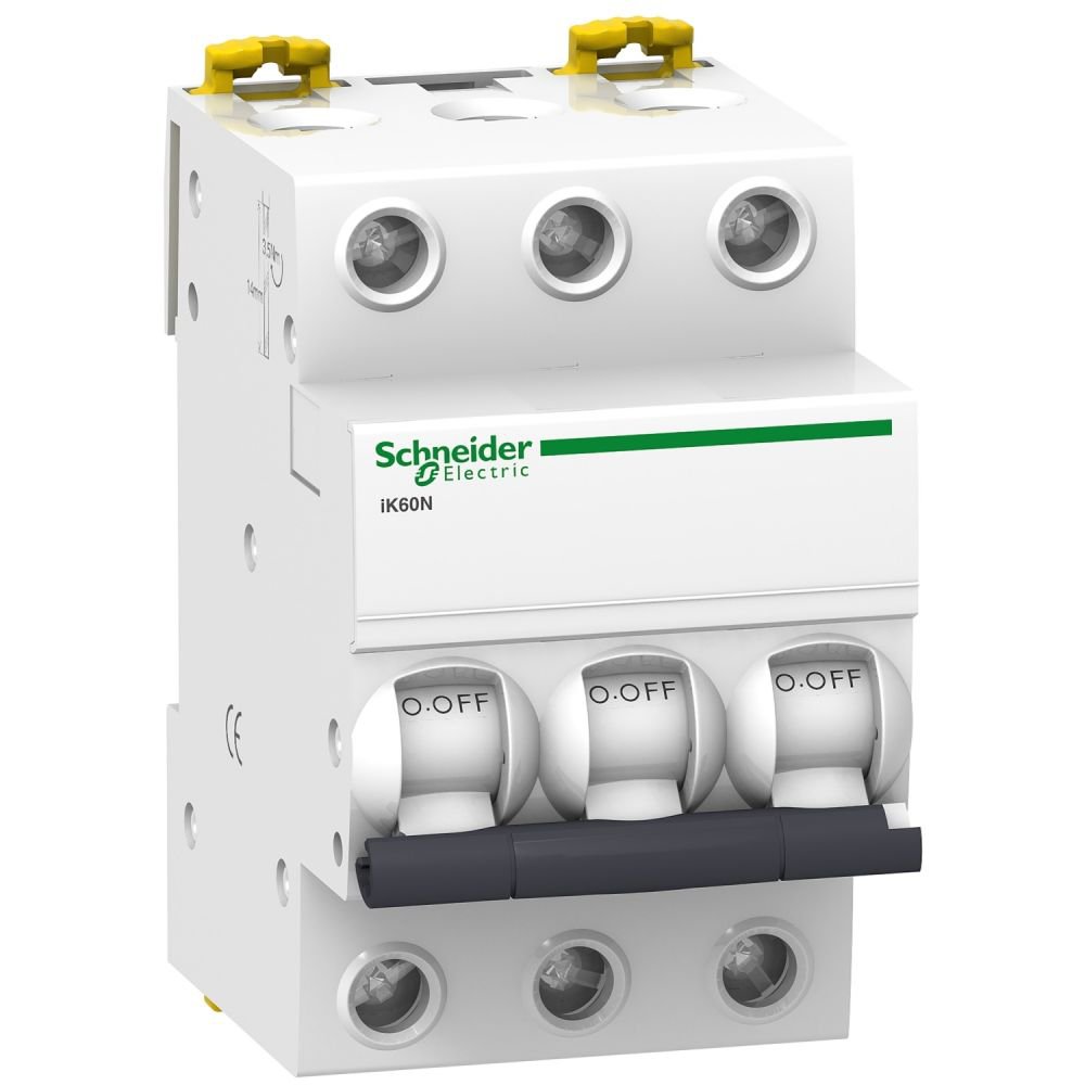 Siguranta automata Acti9 IK60N, 3P, 40A, curba B Schneider A9K23340