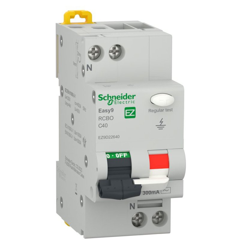 Intrerupator automat diferential RCBO Easy9 1P+N 40A/300mA tip AC Schneider EZ9D22640