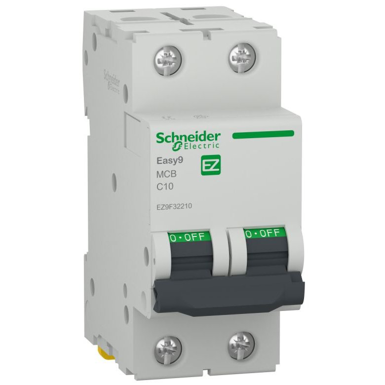 Siguranta automata Easy9 2P 10A 4500A curba C Schneider EZ9F32210