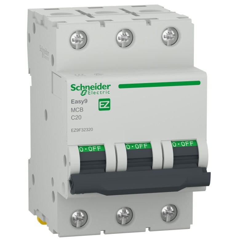 Siguranta automata Easy9 3P 20A 4500A curba C Schneider EZ9F32320