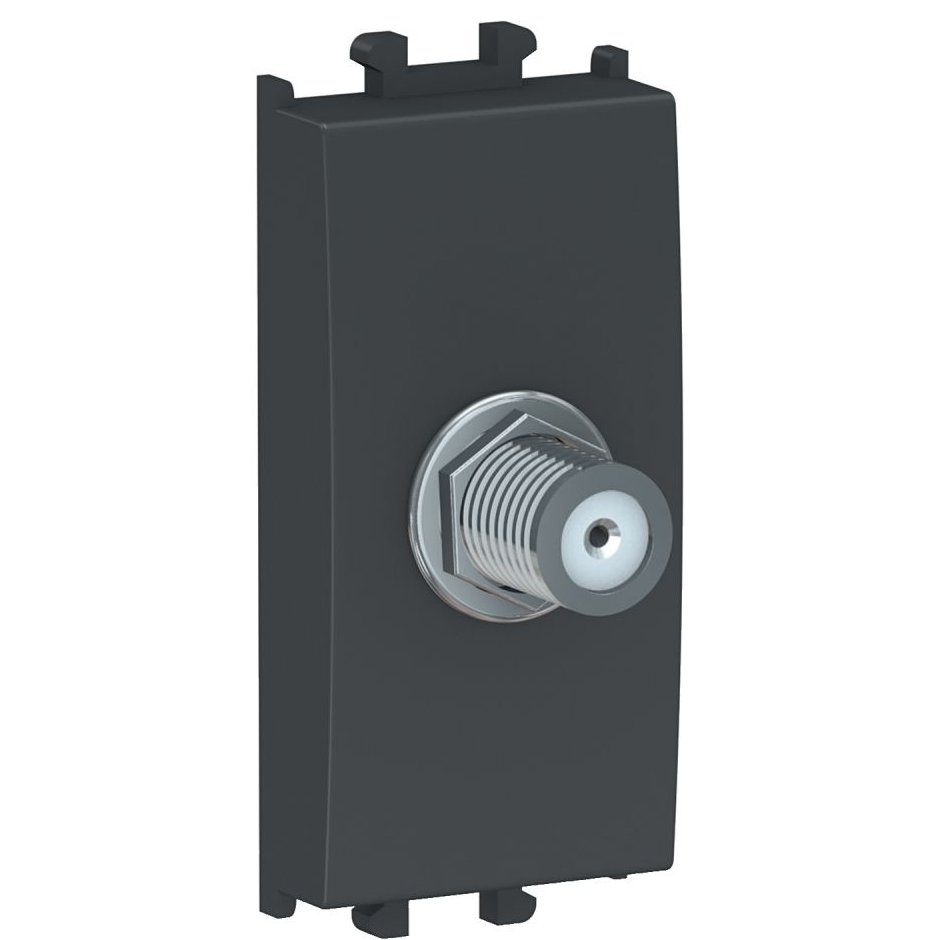 Priza SAT, tip F 1 modul Schneider Easy Styl LMR6128003, negru