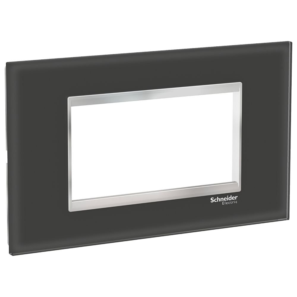 Rama sticla 4M Schneider Easy Styl LMR7934038, negru/crom
