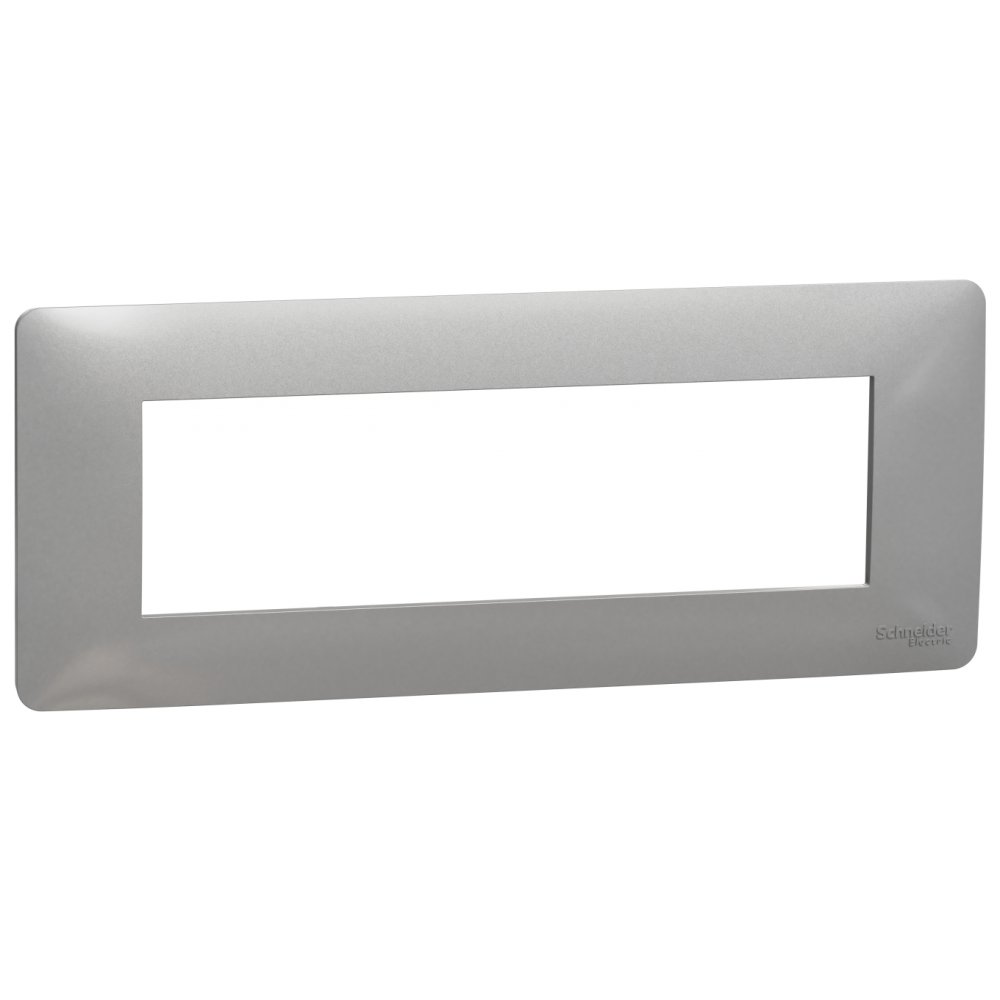 Rama Unica Studio 7 module Schneider Noua Unica NU210730, aluminiu
