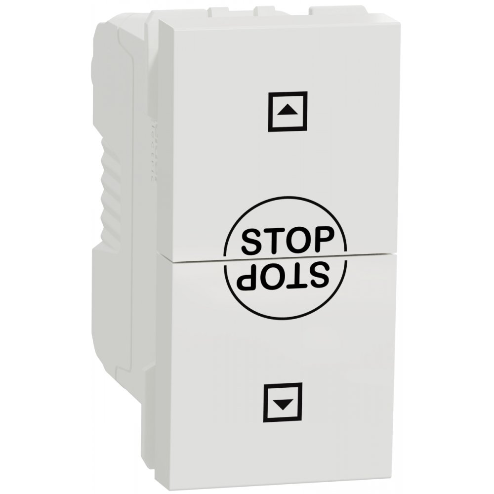 Intrerupator jaluzele 10A 1 modul Schneider Noua Unica NU310818SC, alb