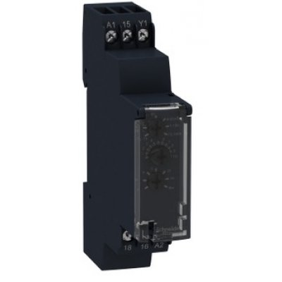 Releu de Temporizare 10 Functii, 1 S..100 H, 24..240 Vca, 1 Id, Schneider RE17RMMU