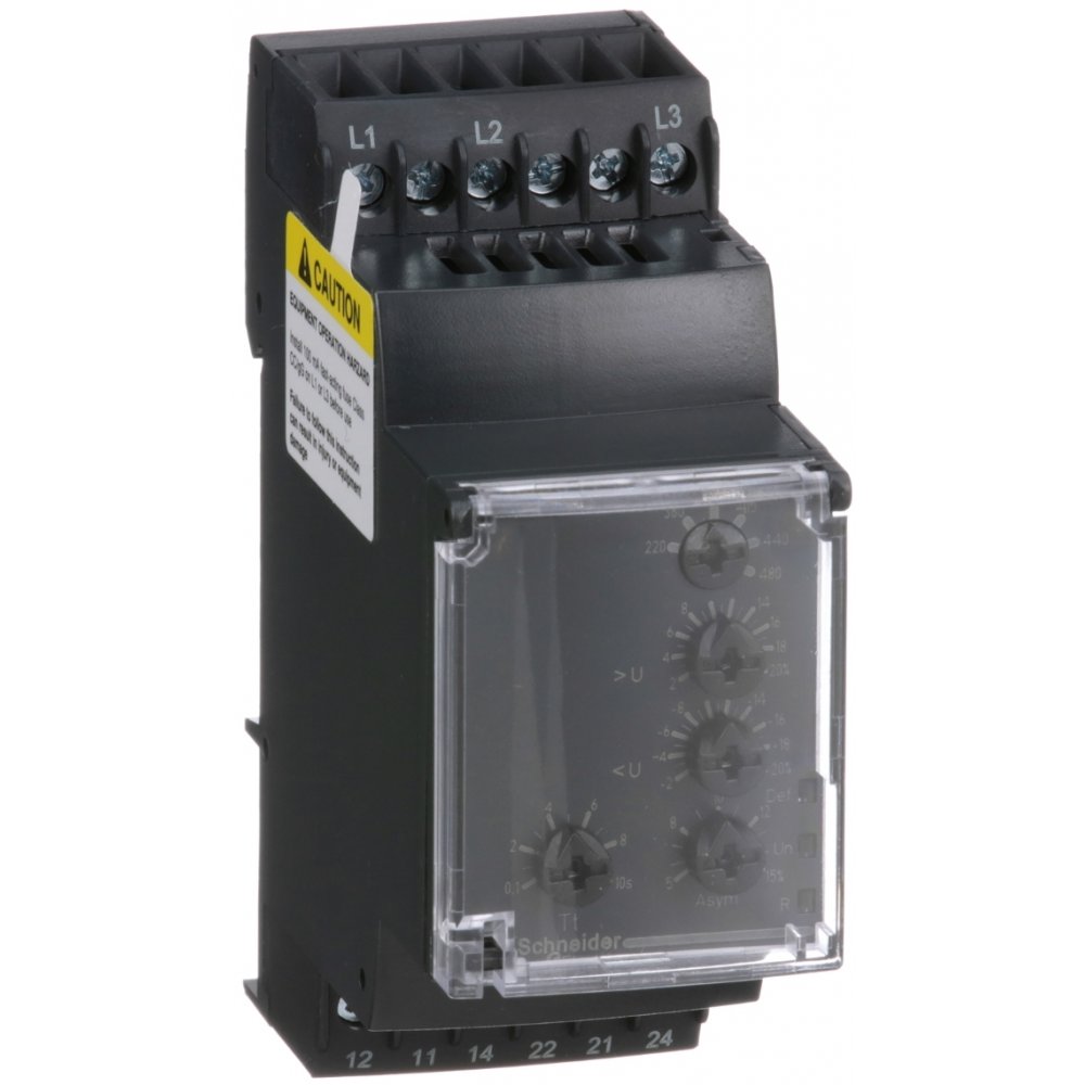 Releu control faza multifunctional Rm35-T - interval 194 - 528 V C.A. Schneider RM35TF30