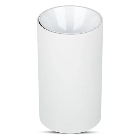 Corp iluminat rotund cu soclu GU10 - alb V-TAC SKU-8588
