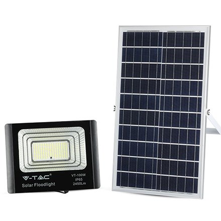 Reflector LED 35W 6000K cu incarcare solara V-TAC SKU-94012
