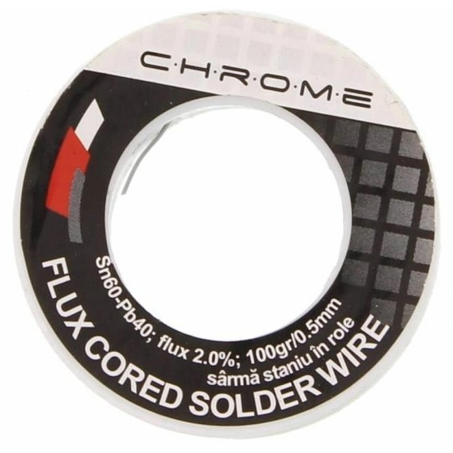 Fludor 100gr 0.5mm SN60 PB40 Chrome TIN-100GR/0.5MM-CHR / 5948636026153