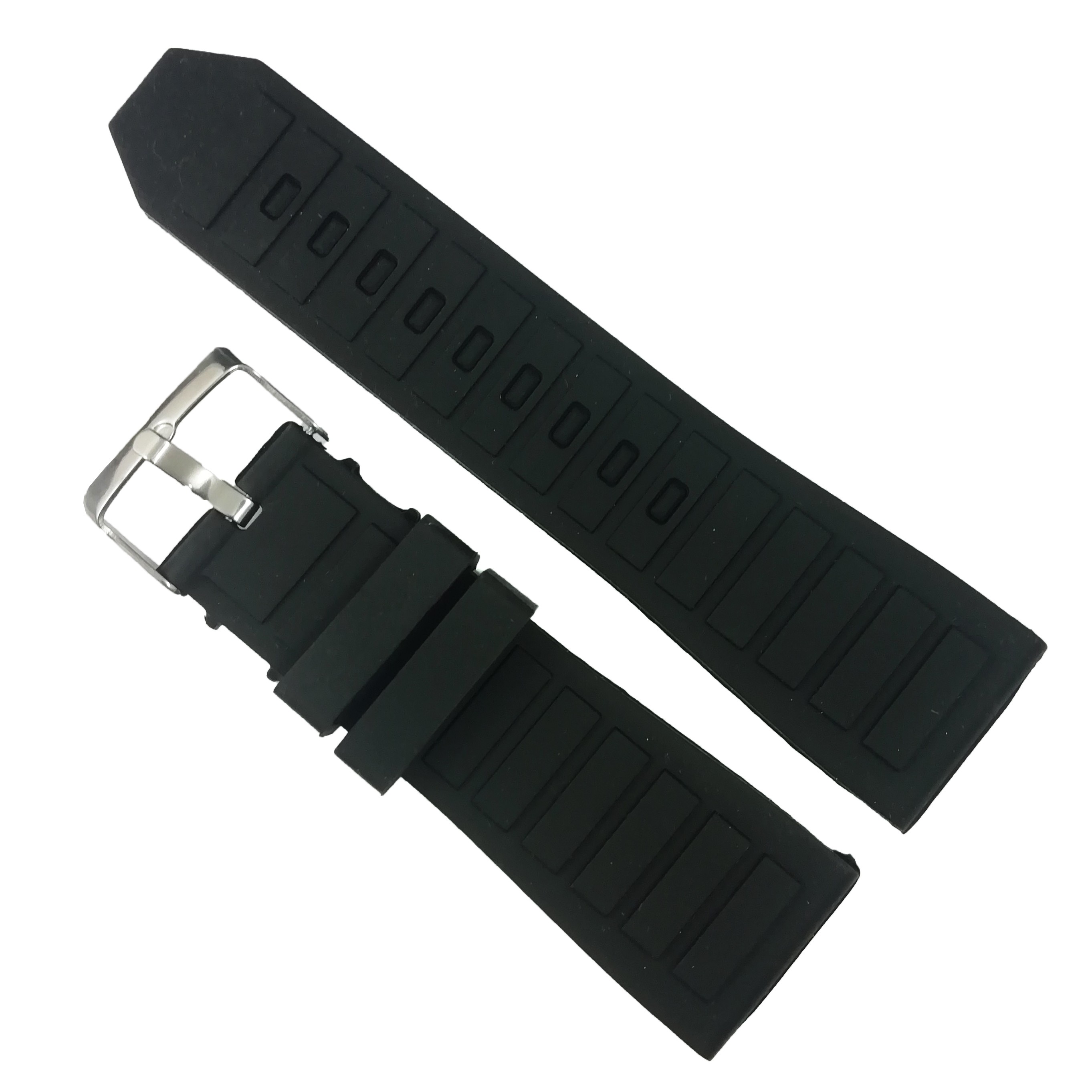 Curea pentru ceas Neagra din Silicon - 26mm - W3636