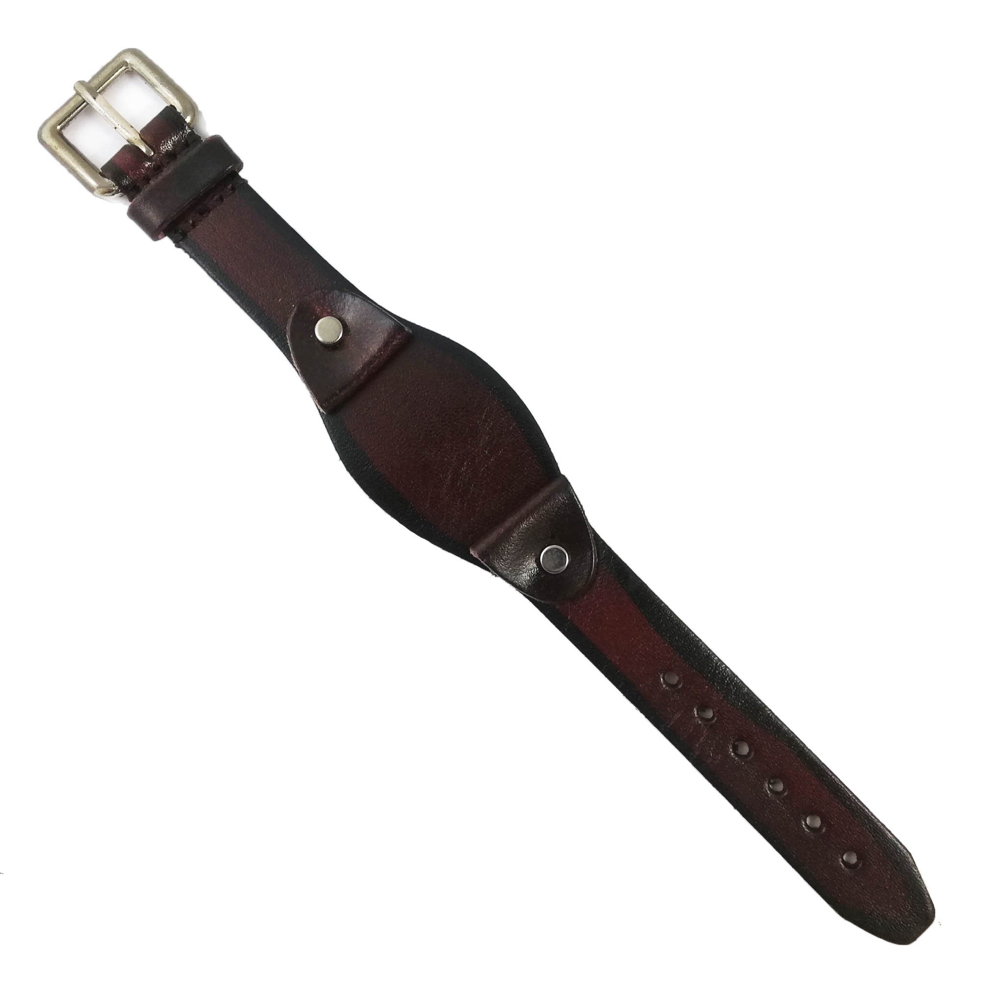 Curea de ceas din Piele Naturala - Culoare Maro Sunburst - 24mm - WZ3990