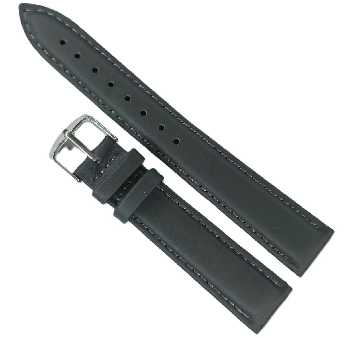 Curea Ceas Mateo Ferrari – Piele Naturală Premium, Gri Închis (Charcoal)