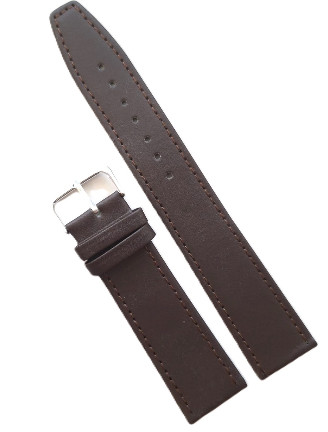Curea Ceas XXL Piele Ecologică Maro 12-24mm
